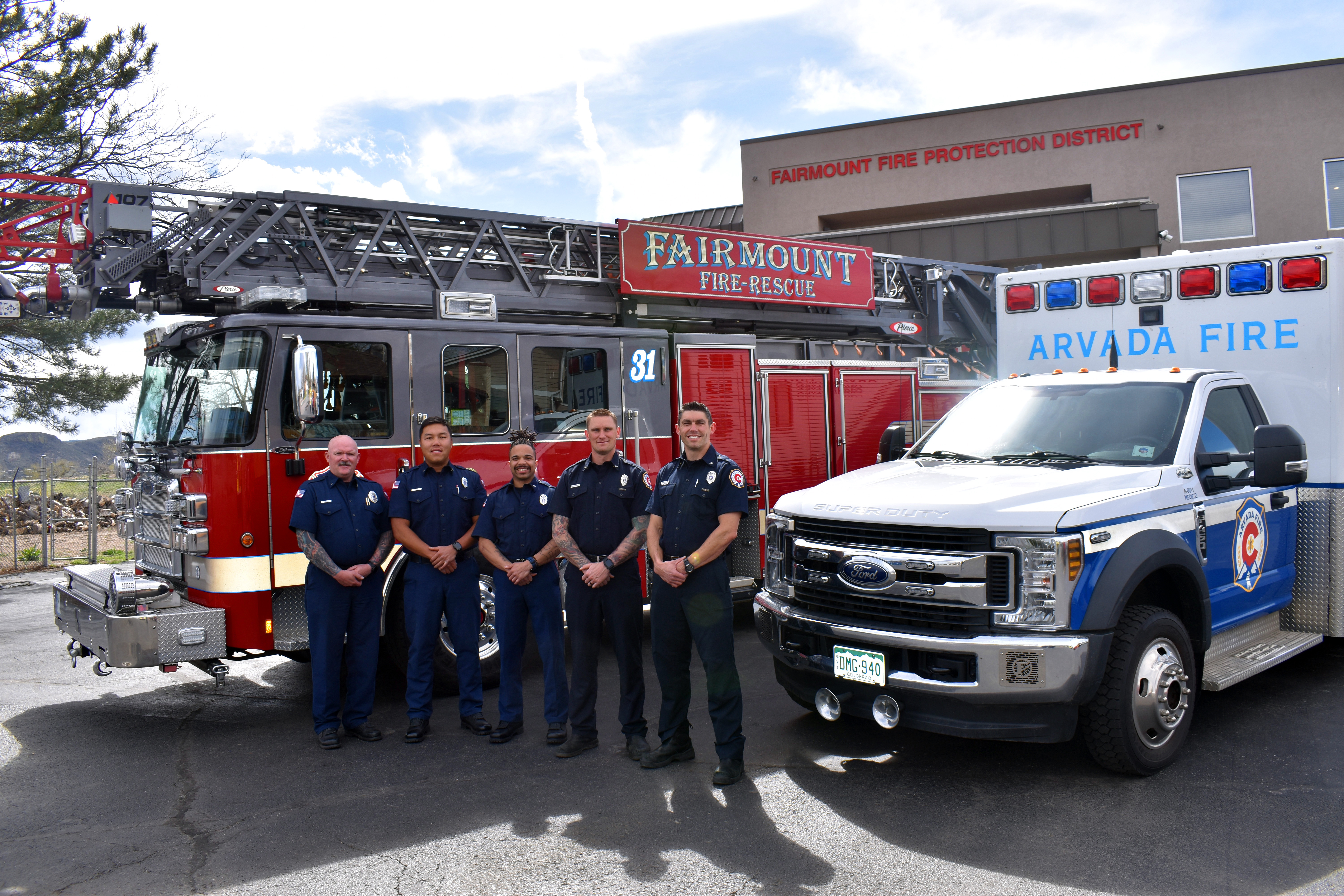 FFPD Ladder Truck AF Medic and Crews