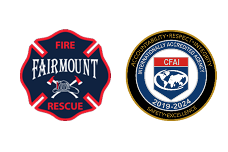 Fairmount fire and CPSE logos